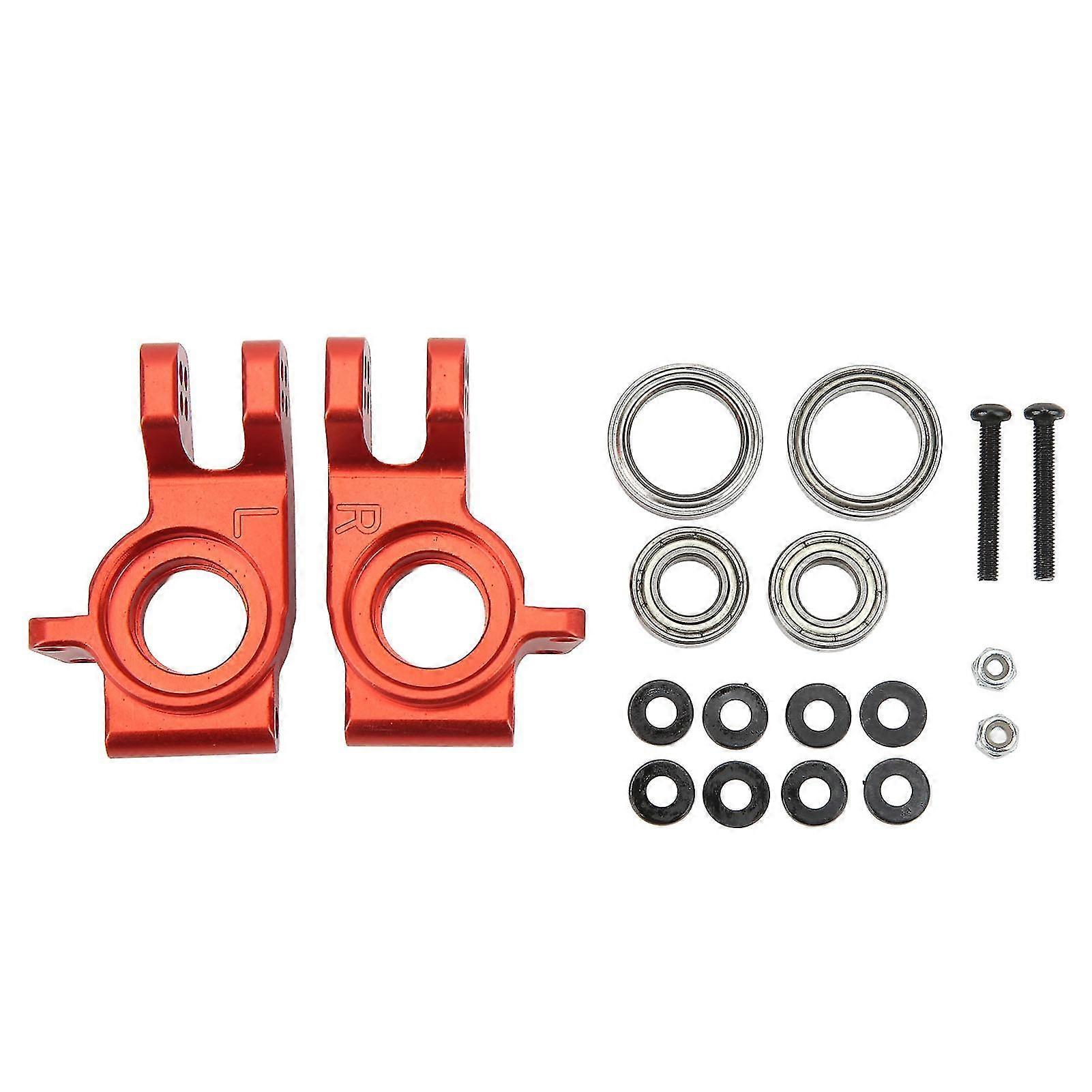 Arrma 1/7 1/8 Red RC Rear Hub Carrier Upgrade Parts - 2Pcs