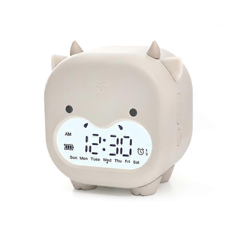Maverick alarm clock, digital alarm clock, night light sleep trainer for children, silent meter clock