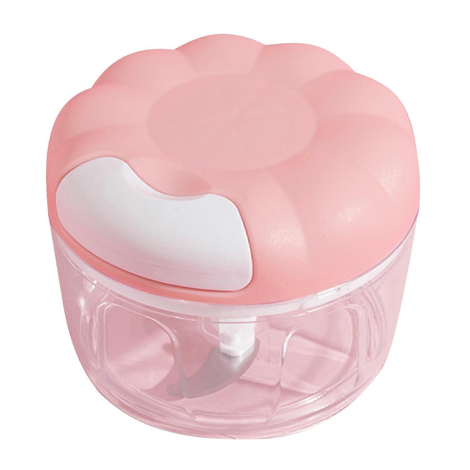 170/500ml Garlic Masher No Battery Required Sharp Blade Stir Ginger PP Material Hand Pull Garlic