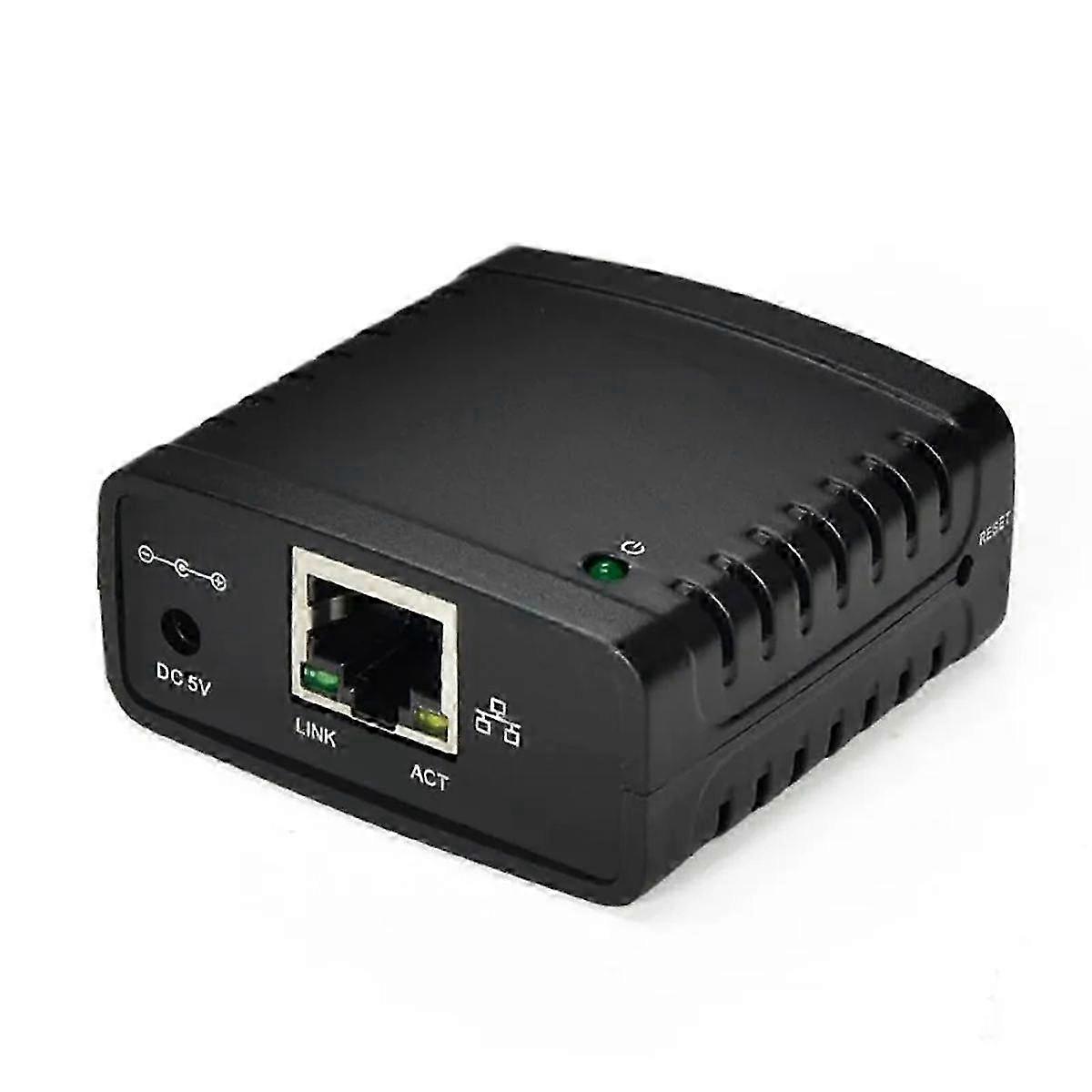 Usb 2.0 Lrp Print Server Delen A Lan Ethernet Networking Printers Power Adapter Usb Hub 100mbps Pri