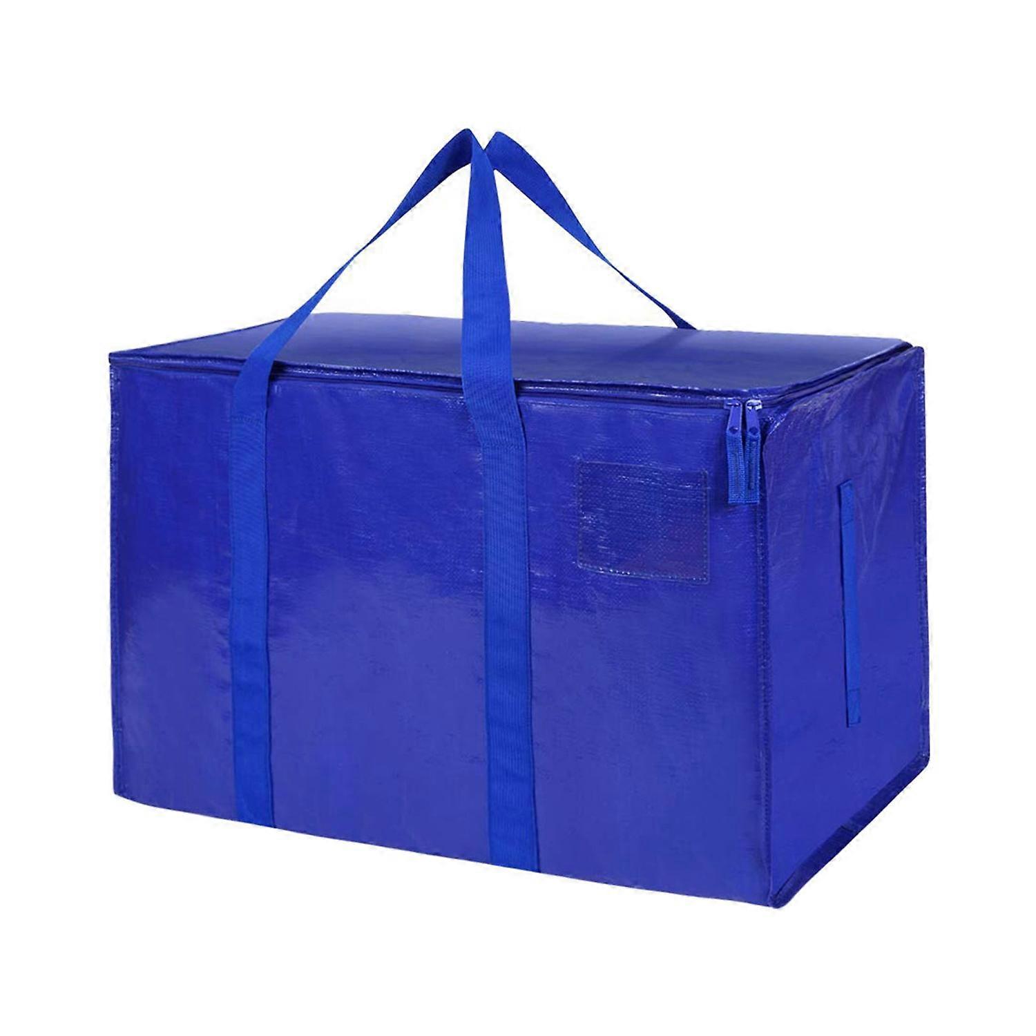 Packing Bag Thickened Large Capacity Great Load Bearing Strap Zipper Closure Waterproof Clothes