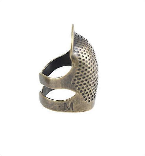 Thimble,Sewing Thimble Finger Protector Adjustable Finger Metal Shield Protector Pin Needles Sewing Tool