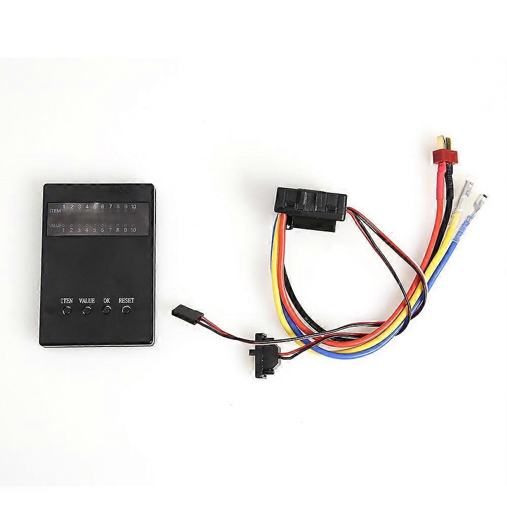 New 1/10 1/8 WP Crawler Brush Brushed 80A Electronic Speed Controller Waterproof ESC With Program Ca