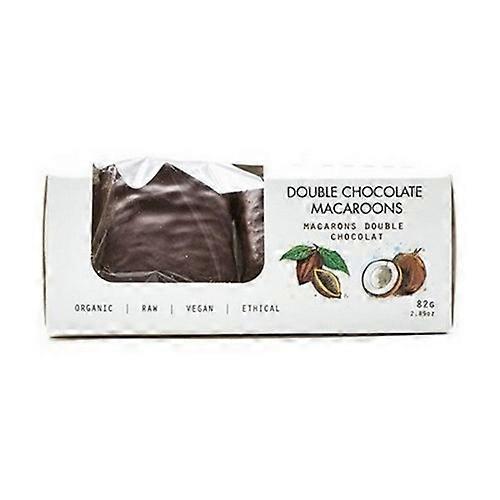 Zimt Bar Macarrones Ecológicos Doble Chocolate, 82 Gramos (Caja De 9)