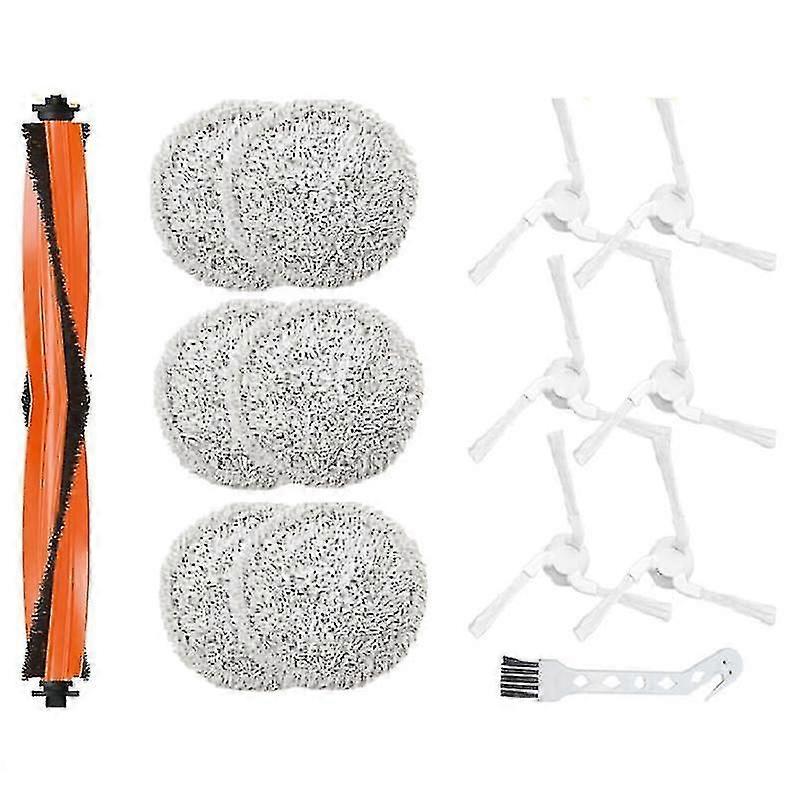 14pcs For Xiaomi Mijia Pro Main Side Brush Mop Cloth Replacement
