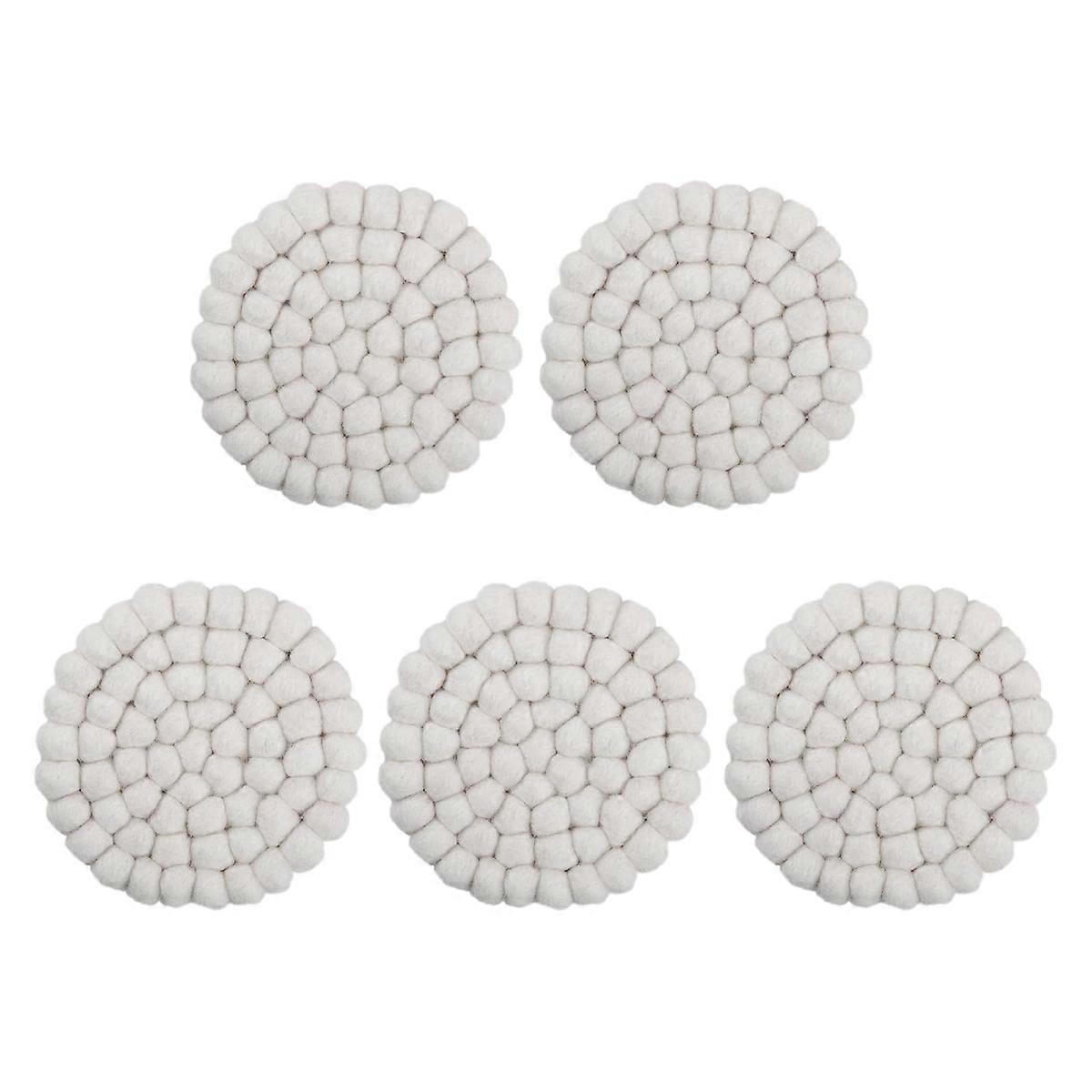 Merino Wool Felt Trivets, Heat Resistant Coasters