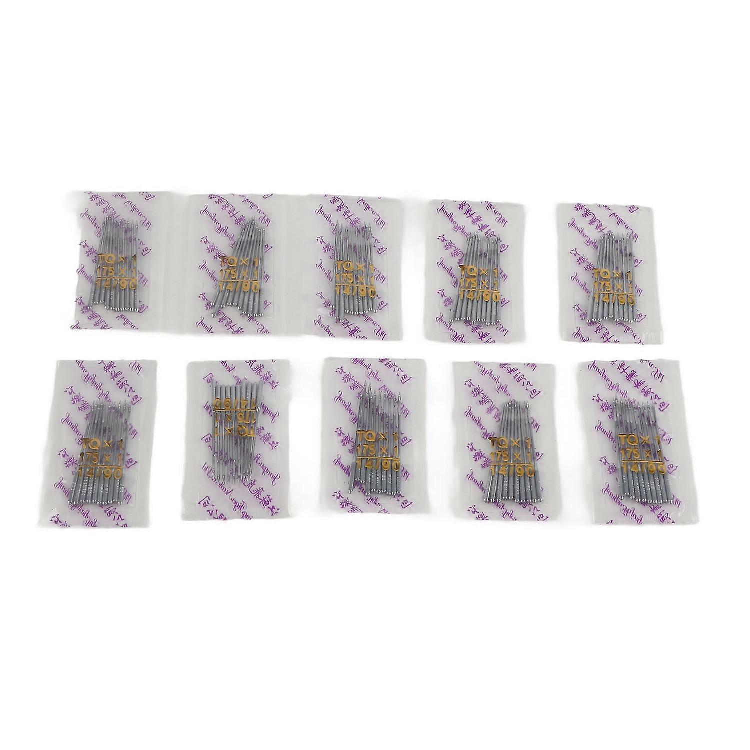 100pcs Embroidery Machine Needles Size 14 TQ 1 Steel Incisive Glossy Sewing Machine Needles for Craf