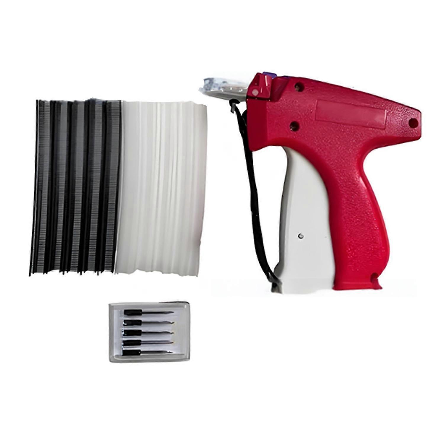 Quick Clothing Fixer Clothes Quilt Tacking Mini Stitch Hemming Gun Micro Tagging Tool Red