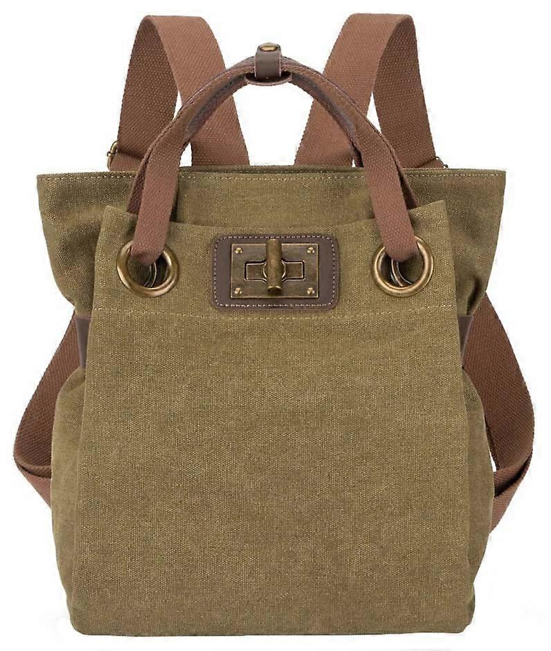 ZEDE Pont Des Arts Small Backpack - Olive Green
