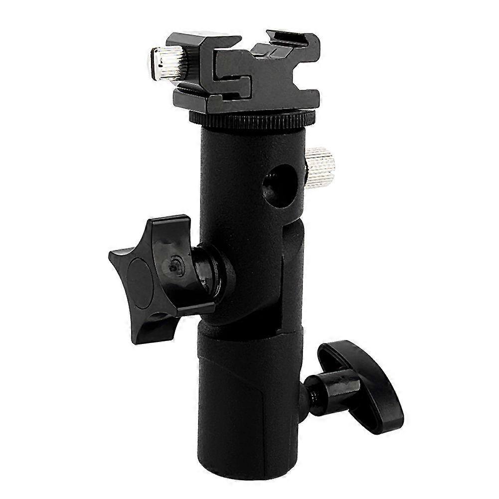 Adjustable Hot Shoe Mount Adapter Flash Light Stand Umbrella Holder Bracket DH