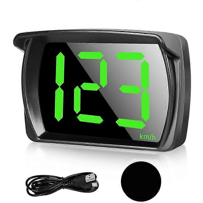 Head-Up-Display Auto HUD: Universeller digitaler Auto-Tachometer mit GPS + Beidou-Dual-Chip für alle Autos, USB-Plug-and-Play, KMH P20250110615
