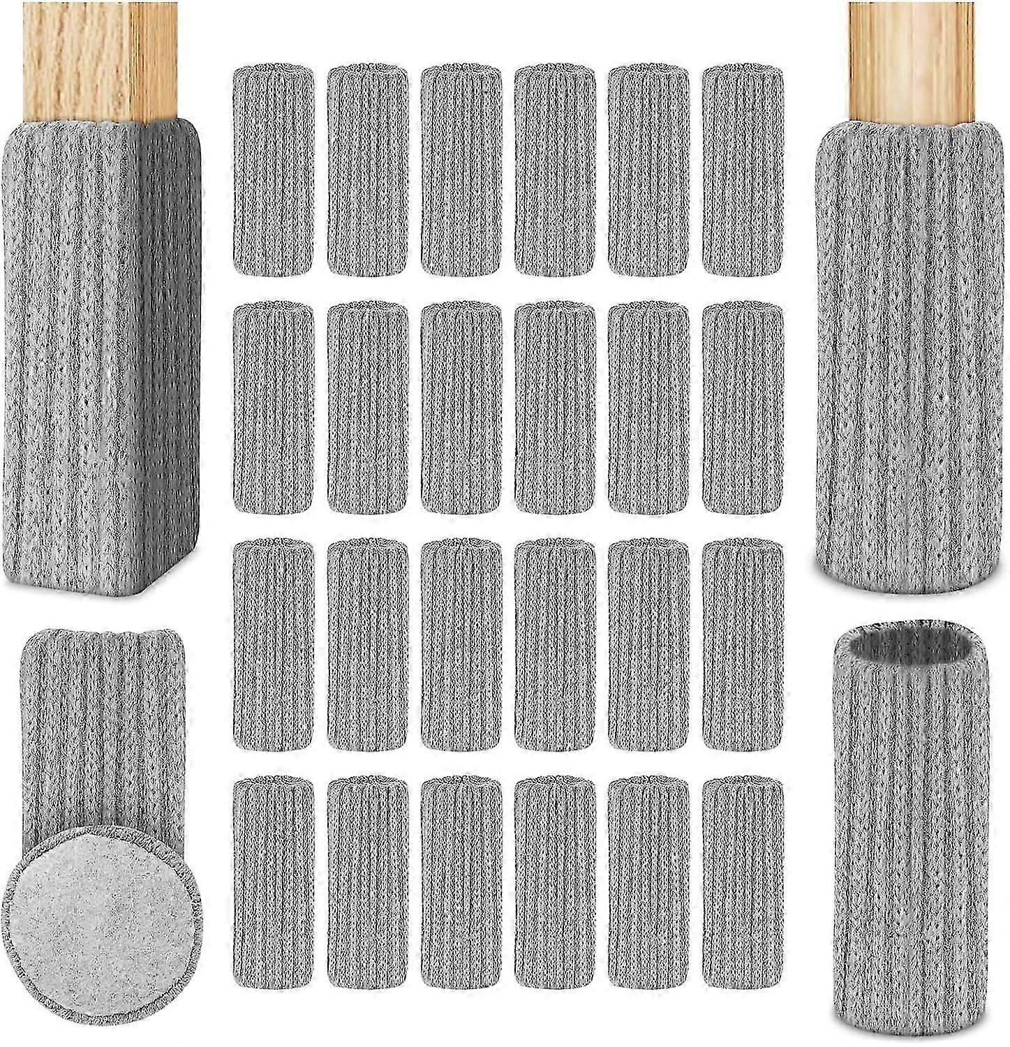 Chaussette Chaise pour Pieds de Chaise, 24pcs Chaussettes de Chaise M