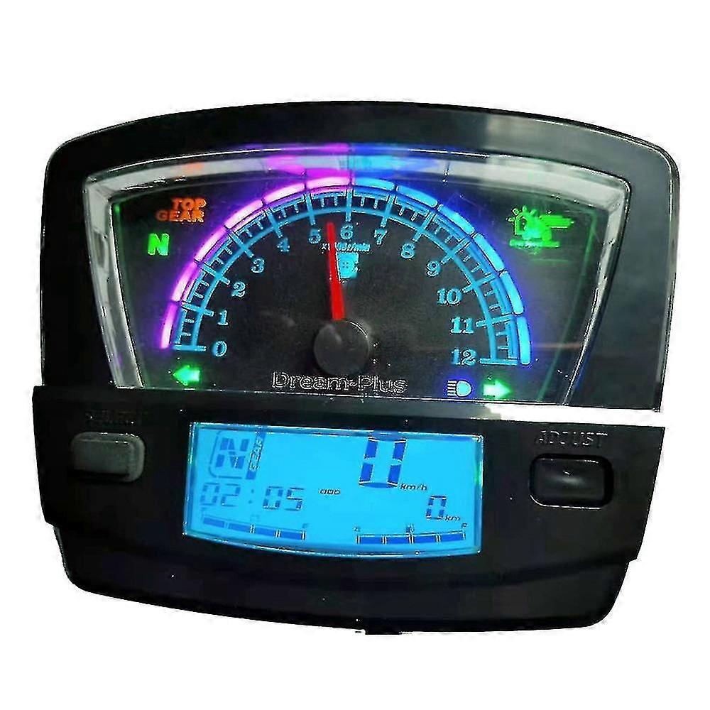 For Ex5 Speedometer Colors Lcd Digital Odometer Dashboard Speedometer Meter Tachometer Gear Indicat