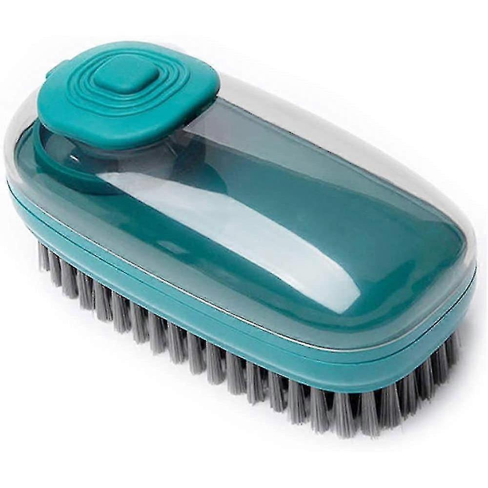 Soap Dispensing Cleaning Brush , Washing Scrubber For Clothes Shoes Tu