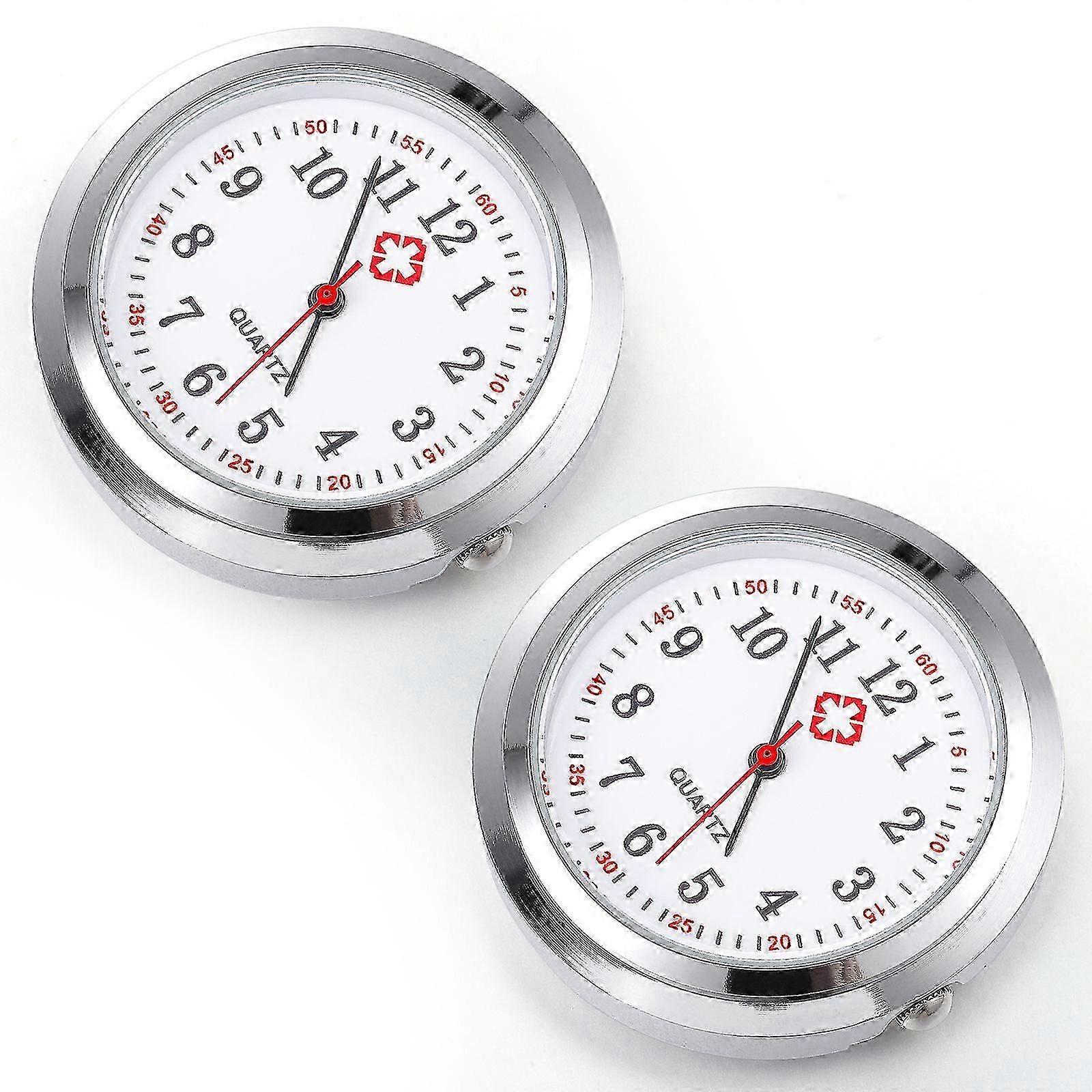 Lot de 2 montres de poche créatives à quartz pour infirmières