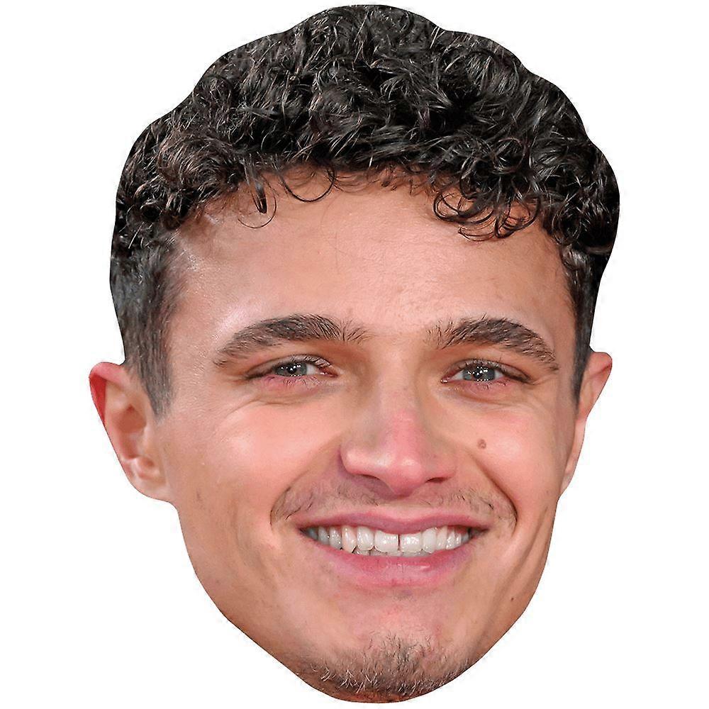 Lando Norris (Goatee) Big Head. Larger than life mask.