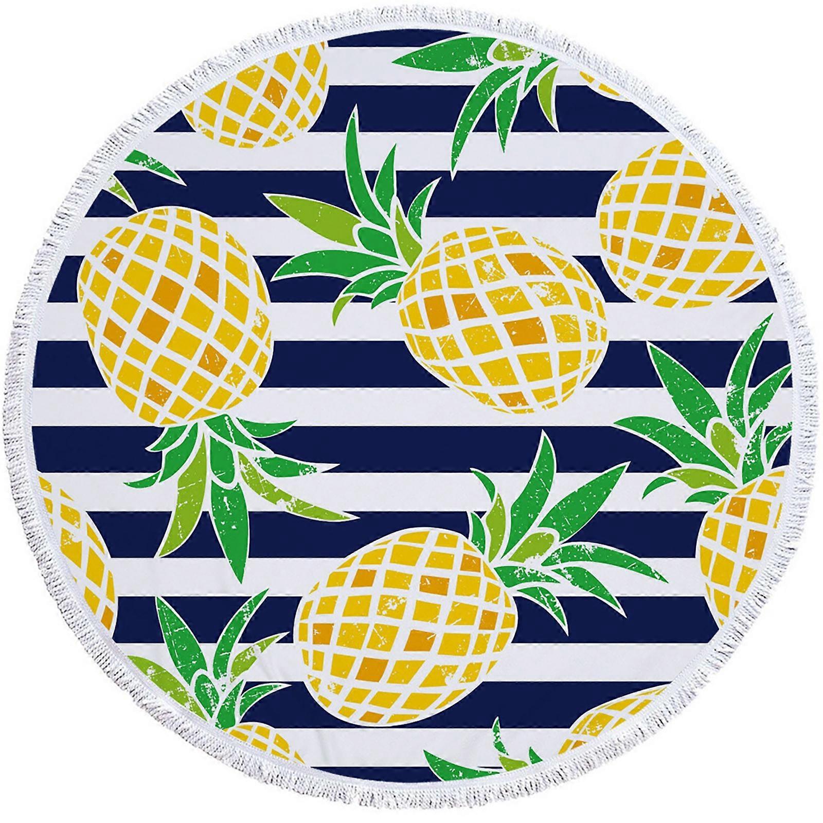 Round Printed Microfiber Beach Towel Super Lightweight Colorful Sandproof Beach Blanket Beach Mat Multi-Purpose Towel For Travel Swimming VVVVV