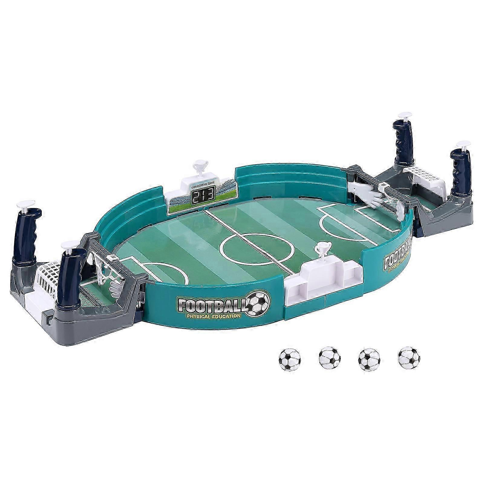 Mini Foosball Table Table Top Football/Soccer Game Table compatible Kids Easy to Store