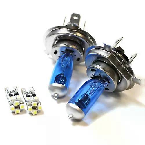 Toyota MR2 MK3 H4 501 55w Super White Xenon High/Low/Canbus LED Side Light Bulbs