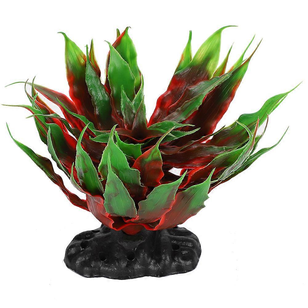 Aquarium Artificial Simulation Water Plants for Crawler Box Fish Tank, Easy Maintenance, Realistic Green Decor
