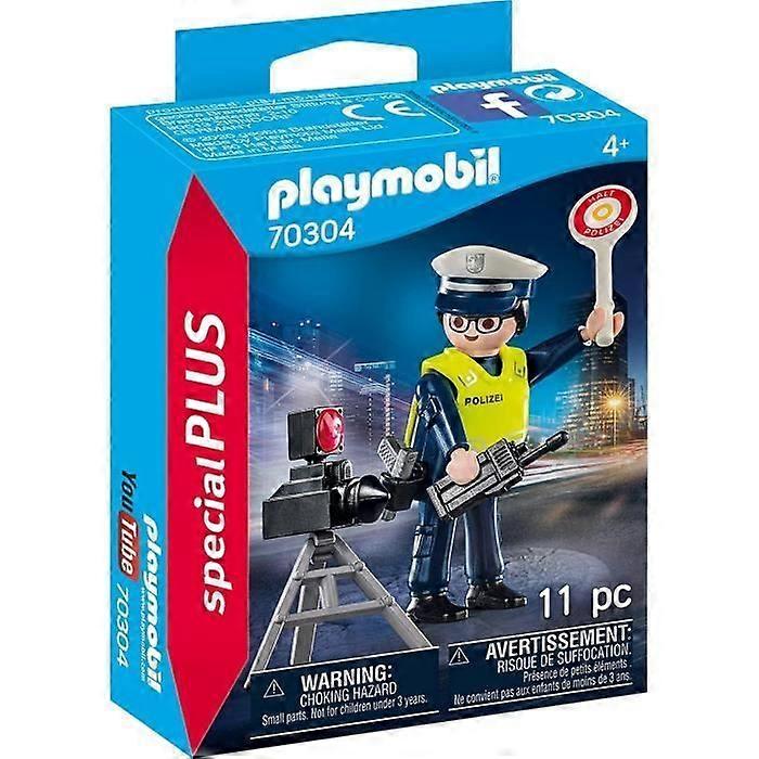 Policier avec radar