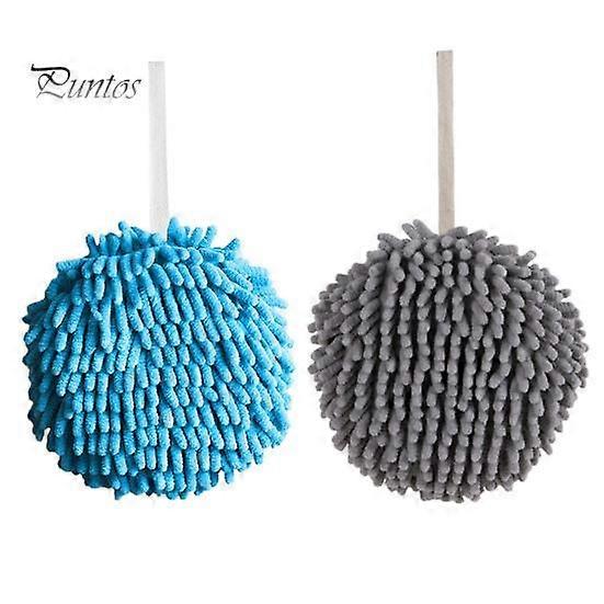 2 pezzi asciugamano con cordino appeso Asciugamano per la pulizia del bagno riutilizzabile ad asciugatura rapida in fibra superfine altamente assorbente