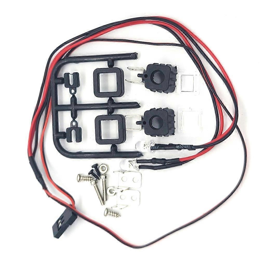 Kattovalo matkatavarateline LED-kohdevalosarja SCX24 RC-autoon, neliö