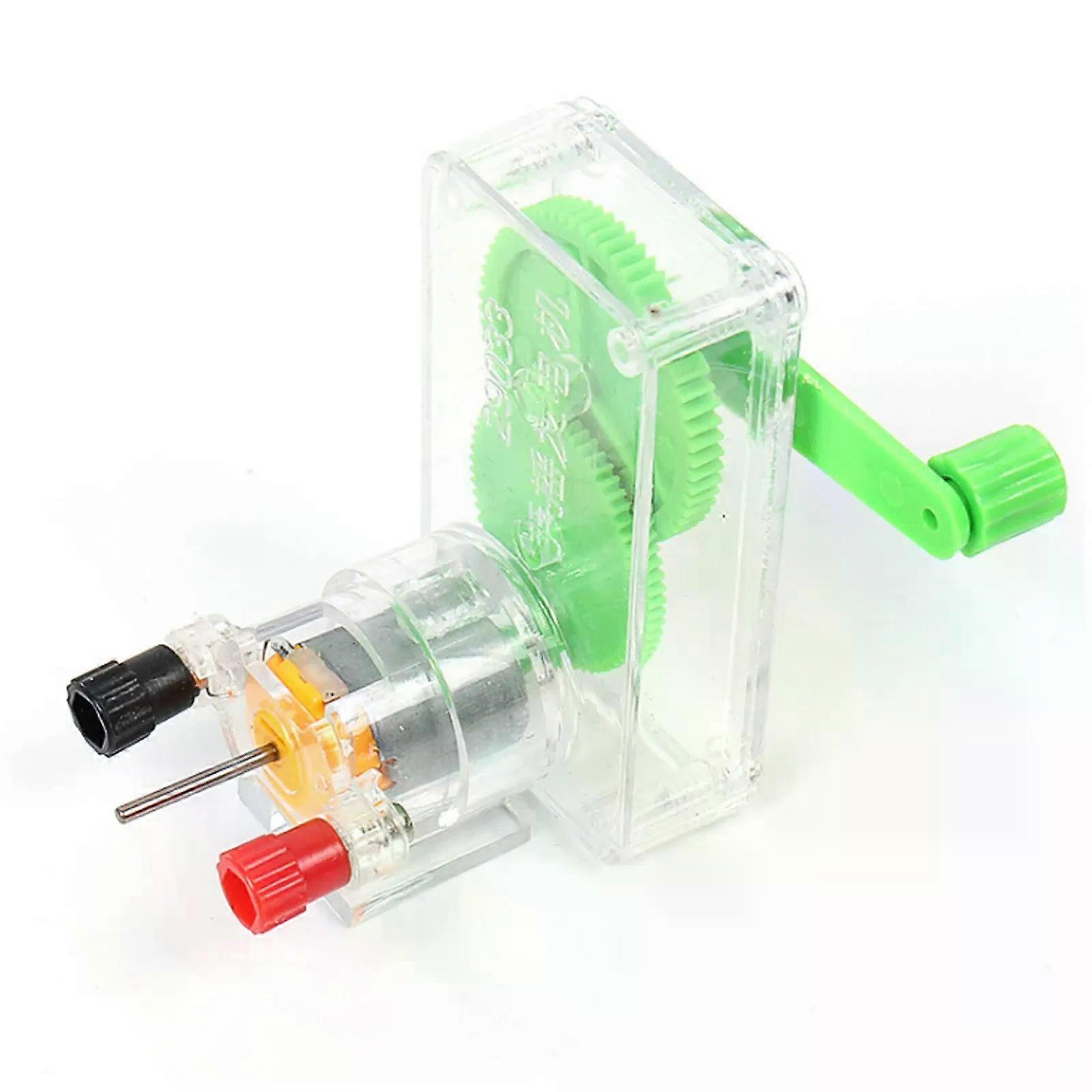 DIY STEM-vitenskap og utdanning eksperimentelt utstyr for det fysiske eksperimentet med den avtakbare håndgeneratoren