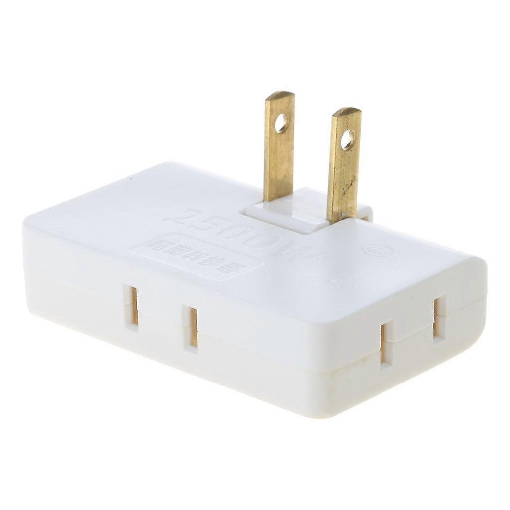 3/4 in 1 USB Extension Plug Adapter 2-prong Rotatable Socket Converter 2500W