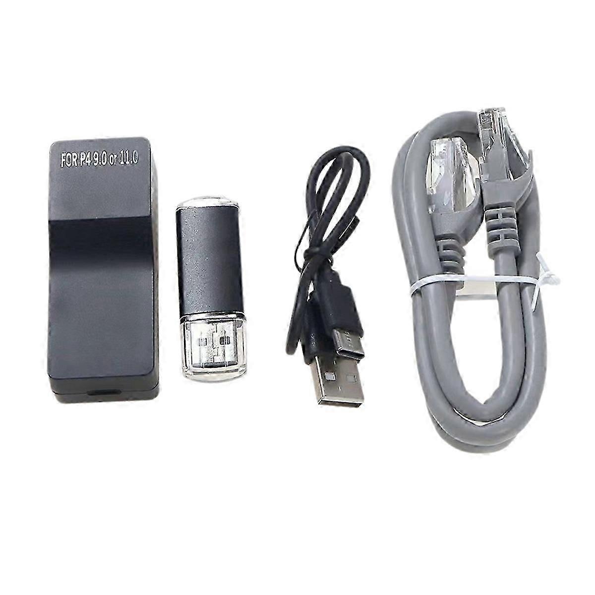 One-Key Tool Mod Kit for FW 9.0 11.0 System USB Dongle USB Adapter with Ethernet Type-C Cable Game