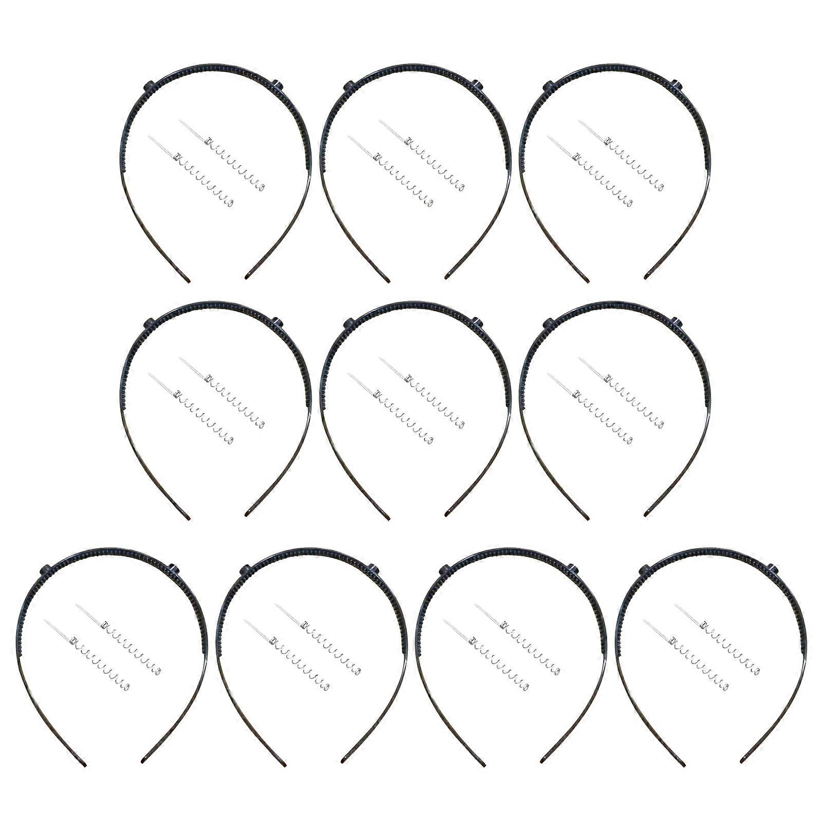 Lekkie praktyczne plastikowe opaski na głowę Ozdoba do włosów Modne nakrycia głowy do majsterkowania i unikalnych ozdób D