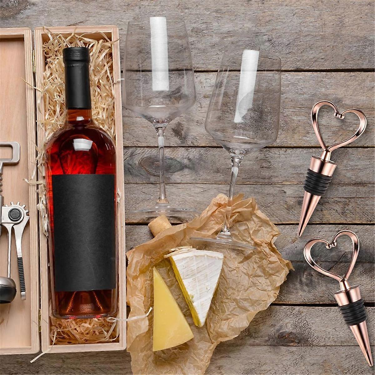 Wine Stopper 10Pack Wine Bottle Stopper Reusable Wine Stoppers for Keeping Standard Bottles Wine Cha