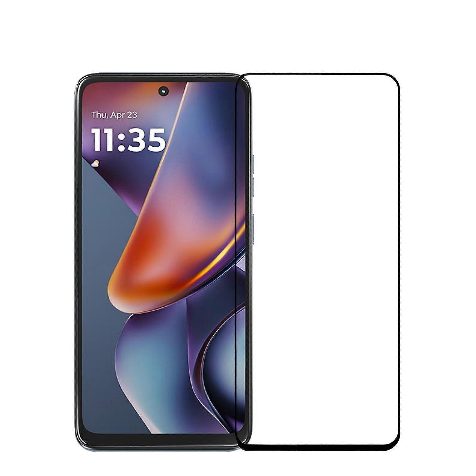 Motorola Moto G(2025)5GスクリーンプロテクターMOFI9Hフルグルーフルカバレッジ高アルミニウムシリコンガラスフィルムに対応