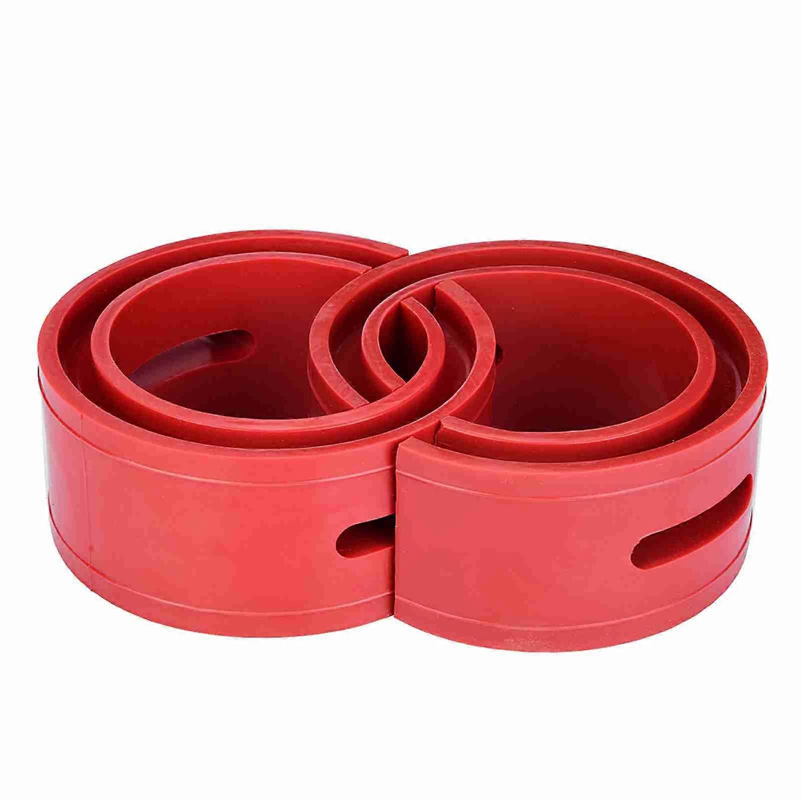 BOROCO 2pc Red Car Shock Absorber Buffer Spring Bumper Cushion Type A‑F(B)