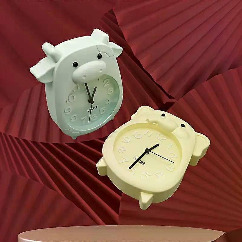 Ultra-Quiet Portable Travel Alarm Clock - Non-Ticking, Battery-Operated, Easy-Read Analog Display with Gentle Nightlight & Snooze - Perfect for On-the