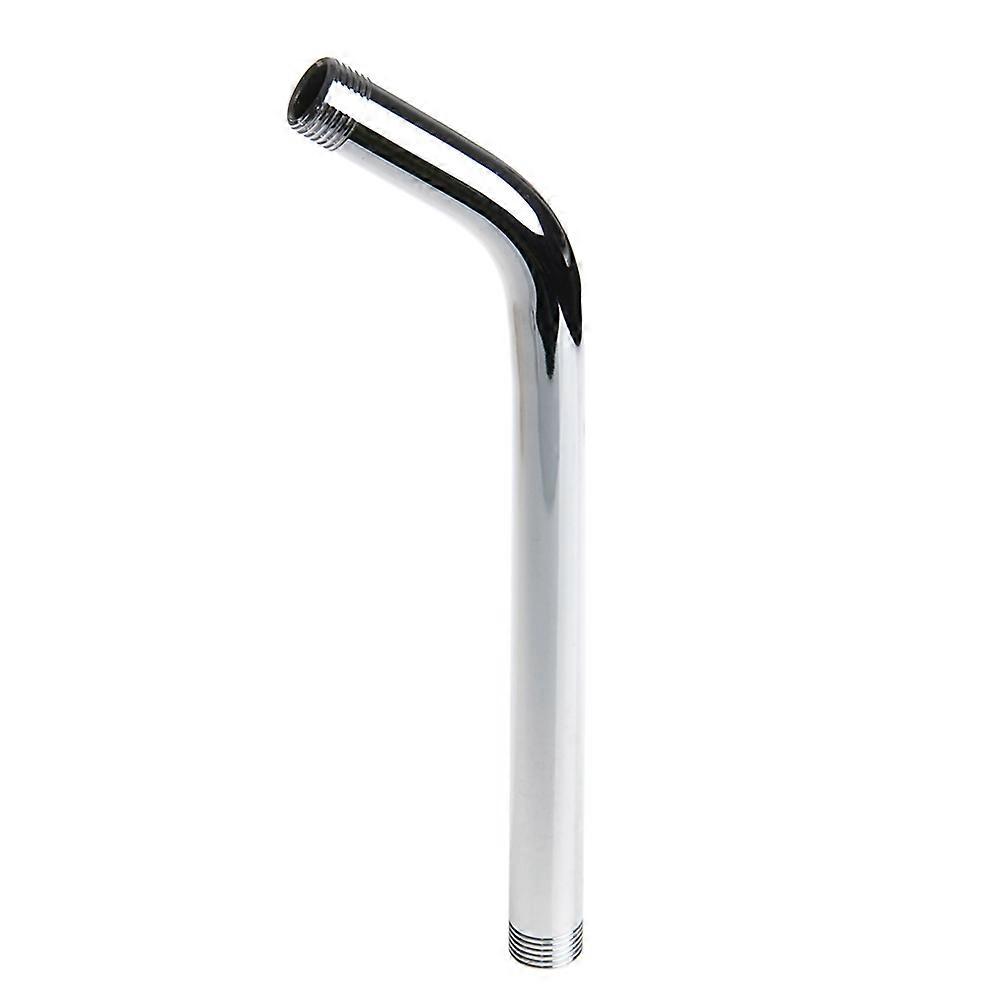 12" Long Shower for Head Arm Stainless Steel Water Extension Pipe Mounts Wall  Chrome