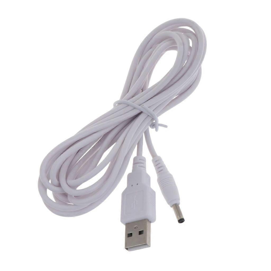 USB to 3.5mm x 1.35mm 5 Voltage Barrel Jack Power Cable Not Support 12 Volt