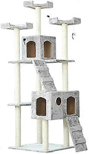 Multi-Layer Vertical Cat Climbing Frame for Pet Activity Center