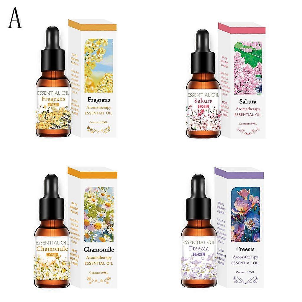 50 Scent Essential Oil Set 10ML Aromatherapy Fragrance Oils for Diffusers, Humidifiers, Aroma Stones & Gypsum Floral, Fruity & Perfume-Inspired Blen