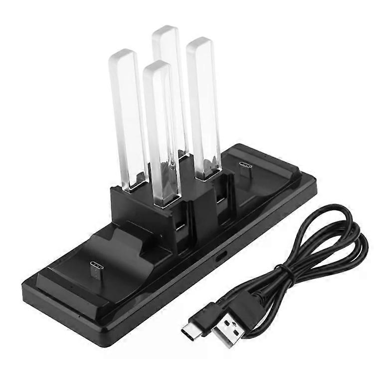 USB Charging Dock Station-6 in 1 with LED for Nintendo Switch & Controllers