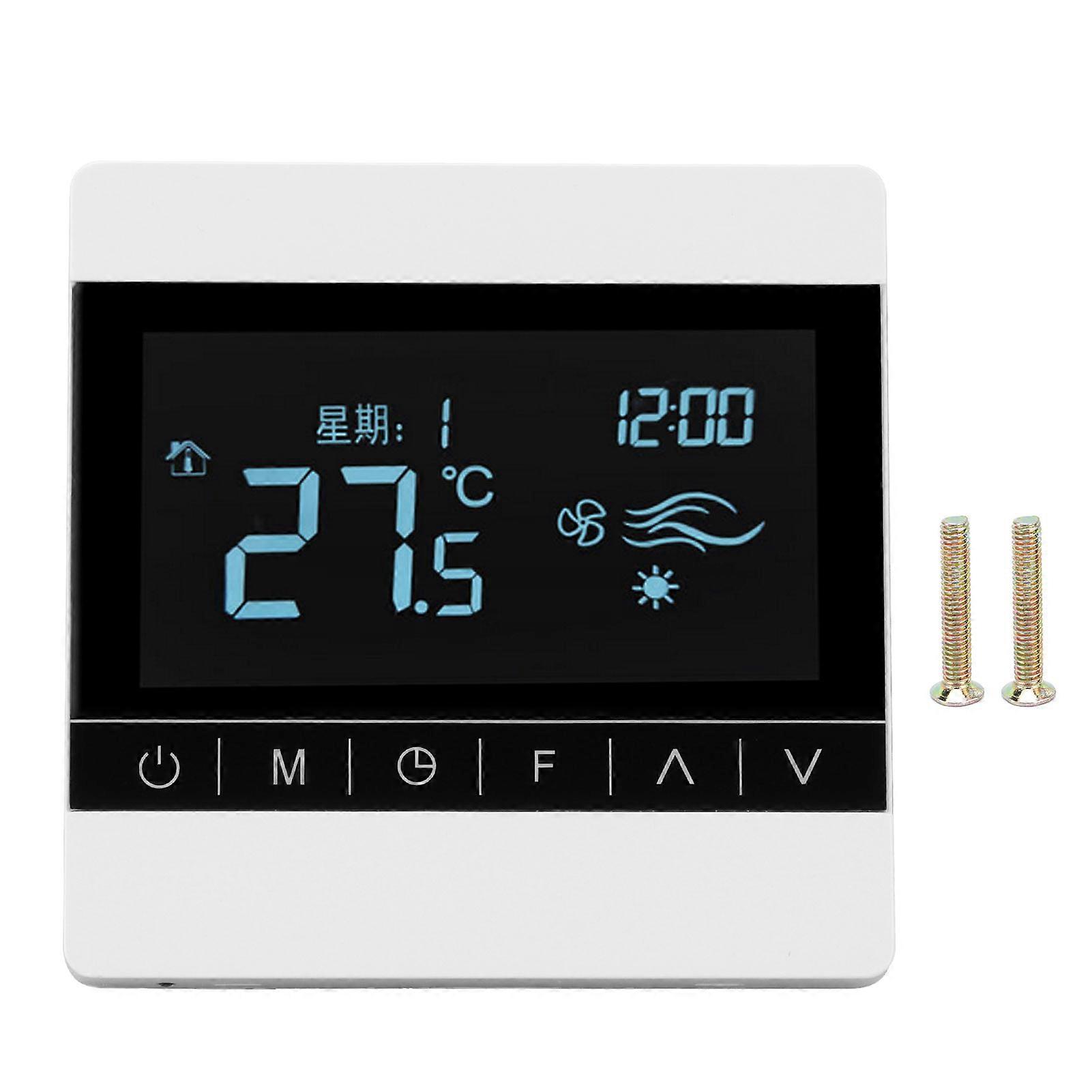 AC220V Electric Heating Thermostat 25A Intelligent Temperature Switch Panel Temperature Controller