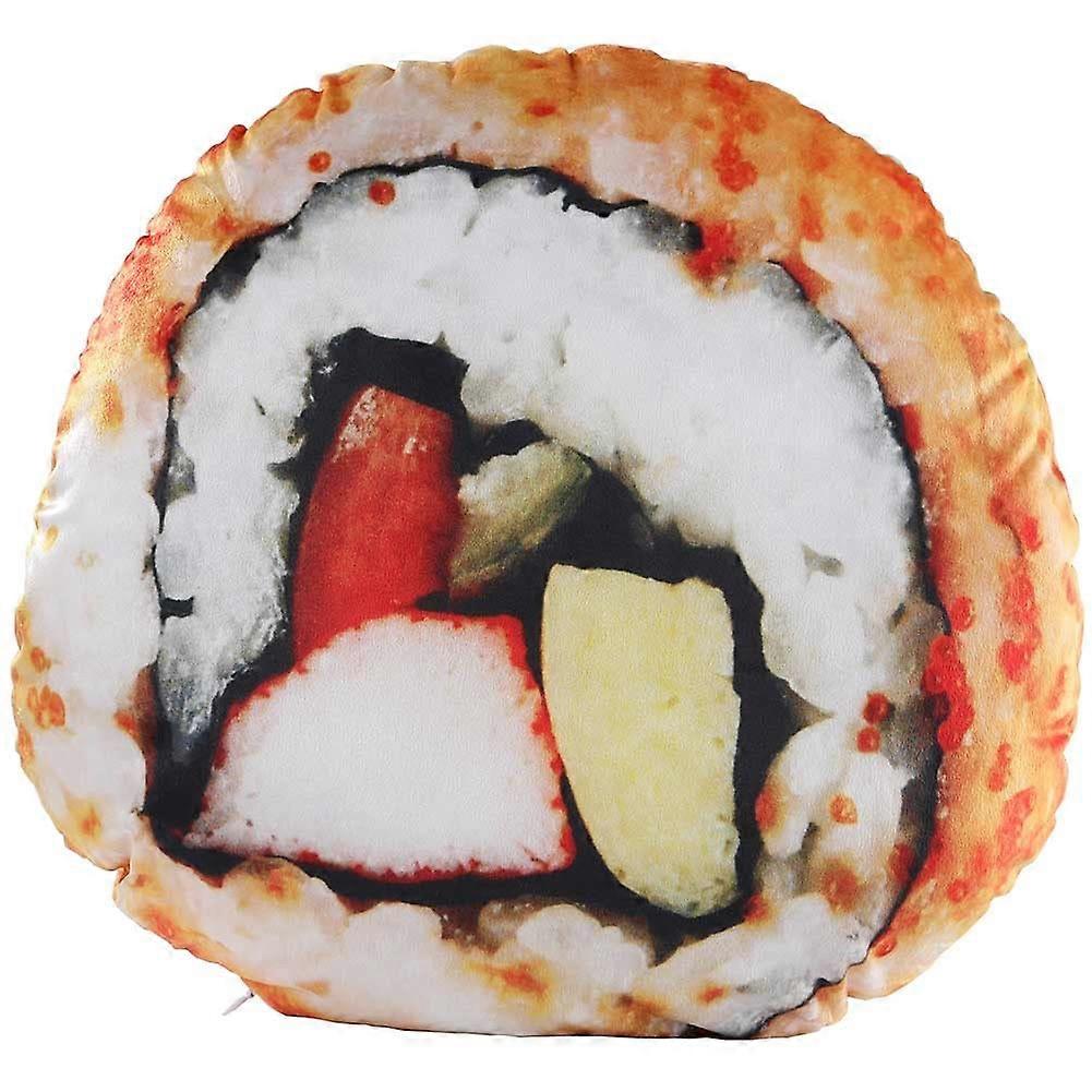 Sushi Pillow Cute Plush Throwing Pillow Large Japanese Salmon Roller Roll Roll Pillow Pillow Pillow Bed Home Sofa