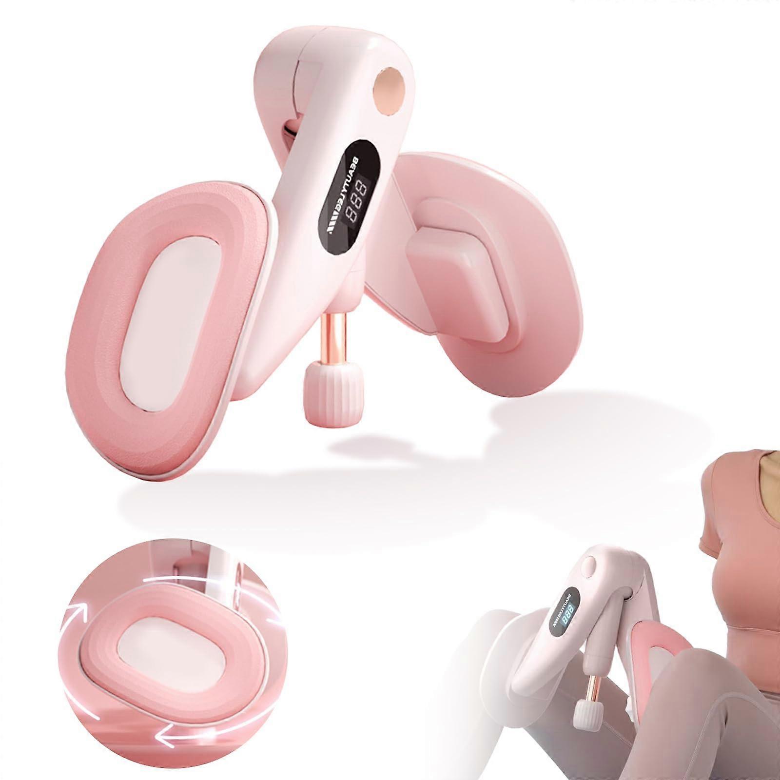 Thigh Master Adjustable Pelvic Floor Exerciser for Inner Thighs, Kegel Training Device with Ergonomic Design