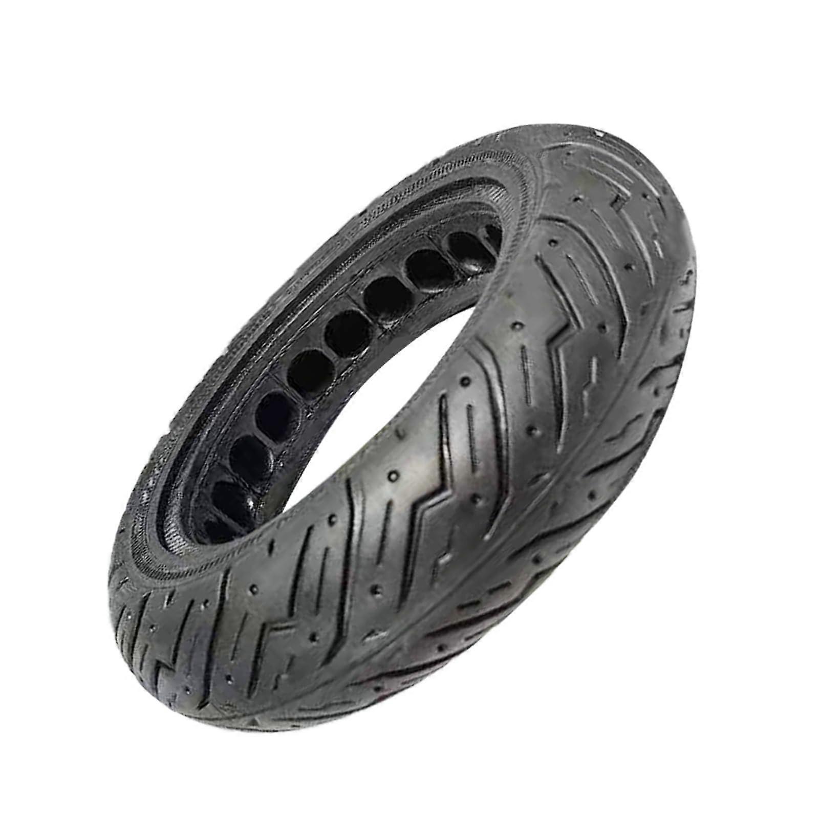 Scooter Tires Honeycomb Design, Highway Tread Pattern, 10-Inch Solid Rubber Replacement Tire