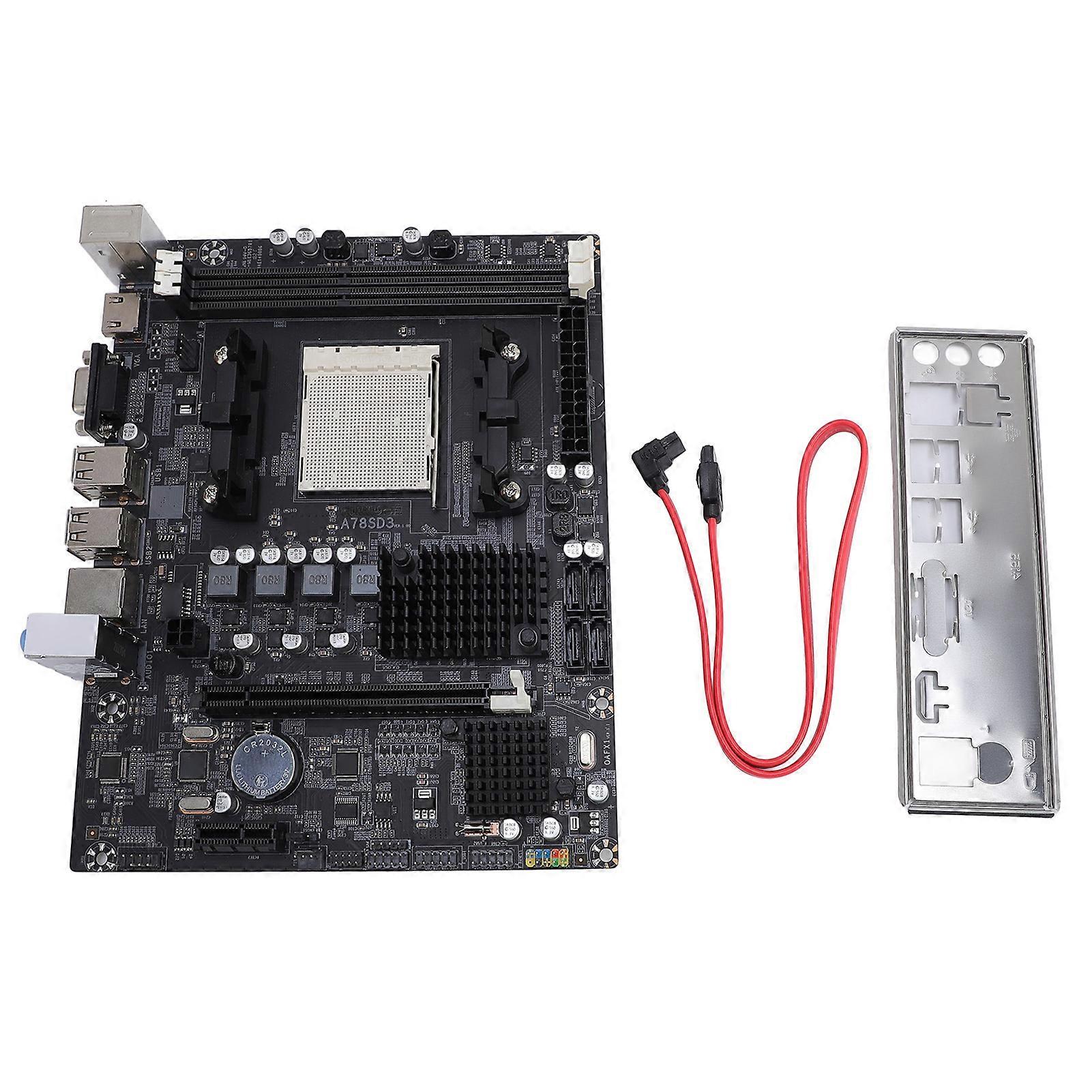 A78SD3 stationär moderkort 2-kanals DDR3-minne seriell ATA 3.0 PCI E 16X grafikkortplats AM3-port Trinity för Richland-seriens APU-processor