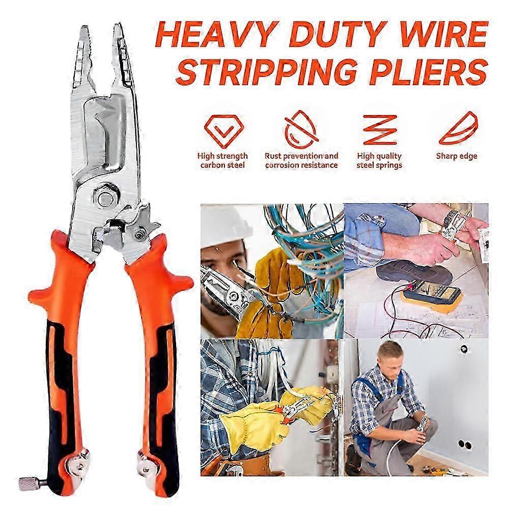 Multi-purpose Professional Wire Stripper Tool, Electrical Pliers Wire Quick Stripping Pliers Hand Tools