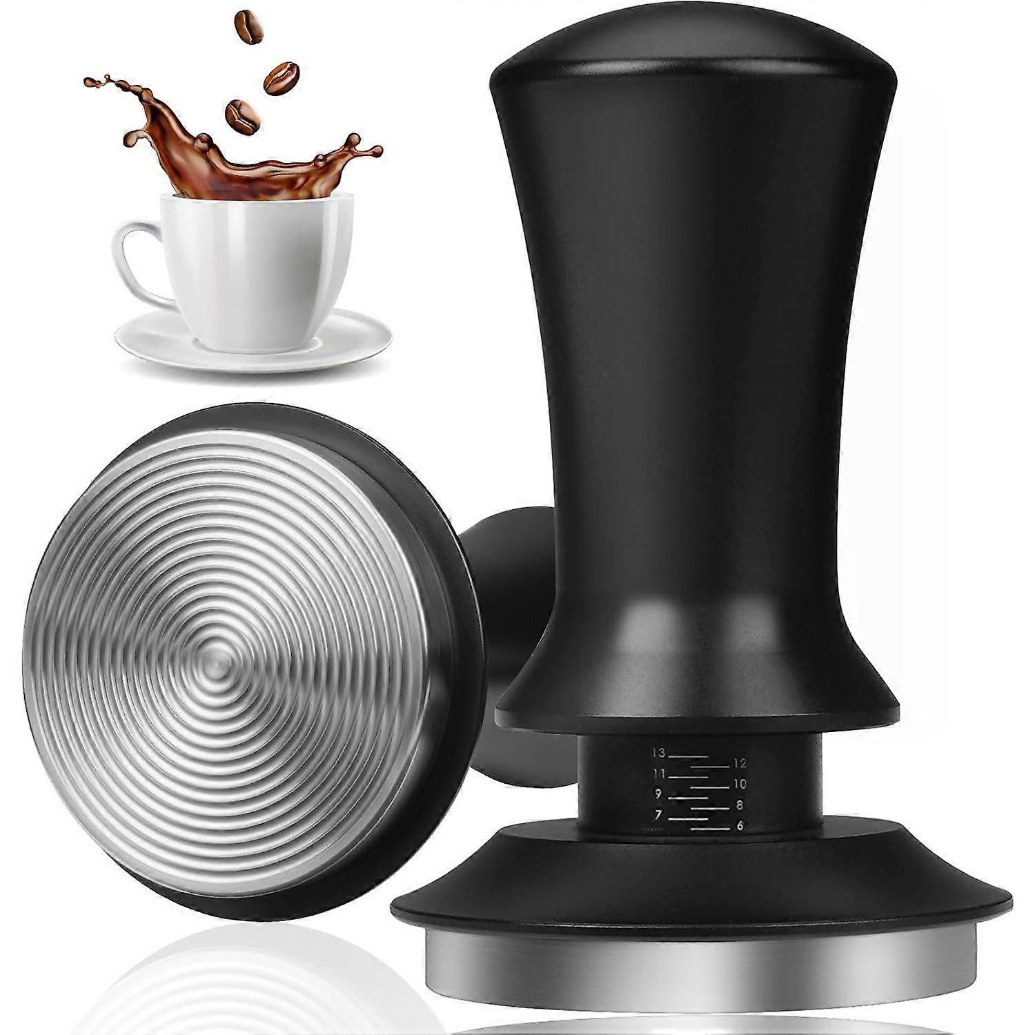 Coffee compactor 58mm stainless steel black design compact durable premium quality