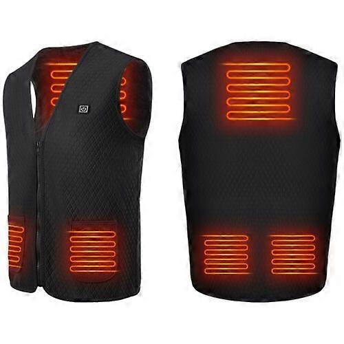 USB Elektrische Beheizte Weste Weste Thermojacke Warme Wärme Körperwärmer Unisex