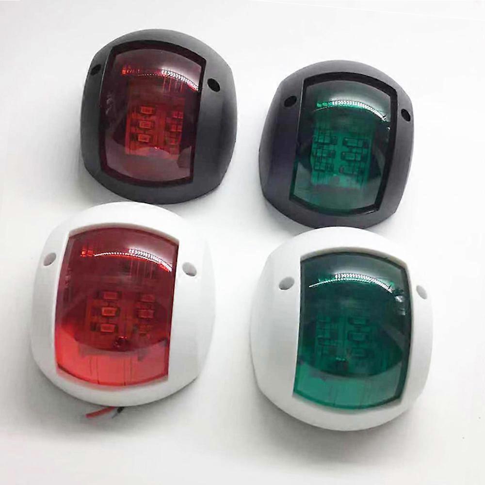 Red Green LED Marine Navigation Light 12V 24V Boat Bow Light Marine Boat Singnal Light, Perfect for Pontoon, Skeeter, Power Boat and Skiff One Pair