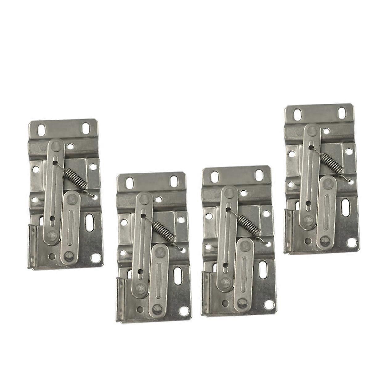 Tip Out Tray Hinges for Small Cabinets - 2 Pairs Hidden Cabinet Hardware, Durable Steel, Easy Installation